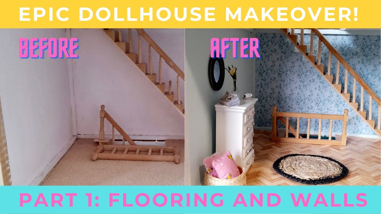 Complete DIY Dollhouse Makeover: How I Transformed The Interior Of My Dollhouse