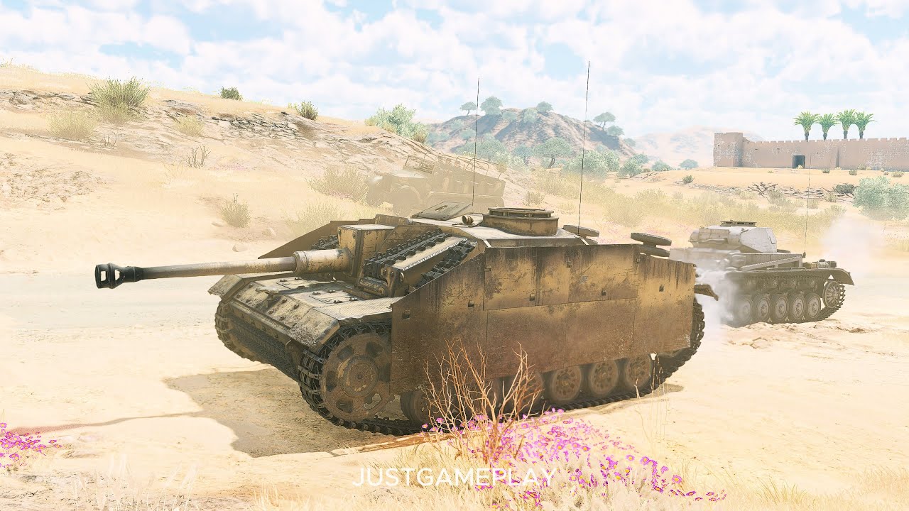 Enlisted: StuG III G Gameplay | Battle of Tunisia | Update 