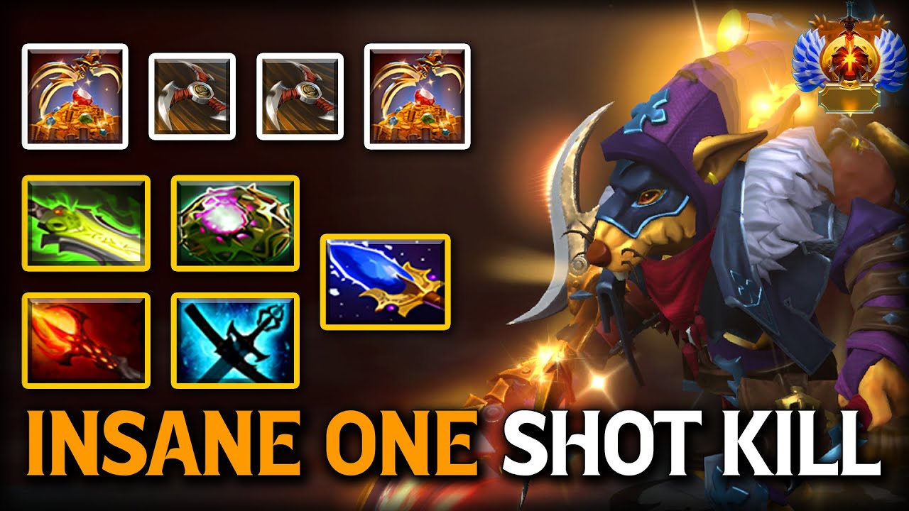 AMAZING MAGICAL BUILD MID Bounty Hunter With IMBA One Shot Instant Disappear | 7.39e Dota 2