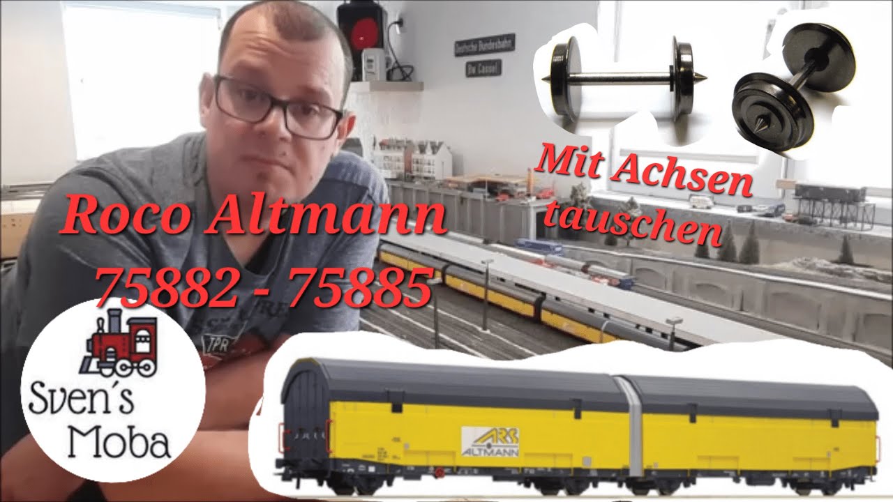 12. Umbau: Roco ARS Altmann 75882-75885 Umrüsten von DC auf AC