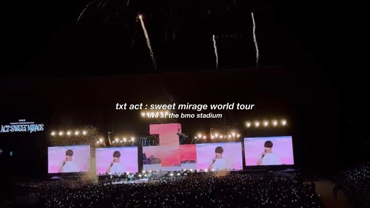 txt sweet mirage world tour | day 1 at the bmo stadium