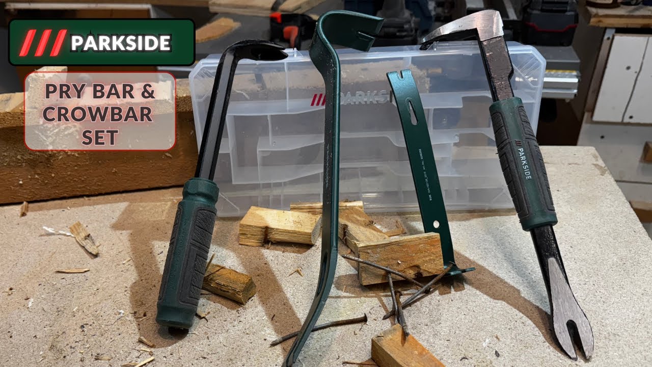 PRY BAR & CROWBAR SET PARKSIDE