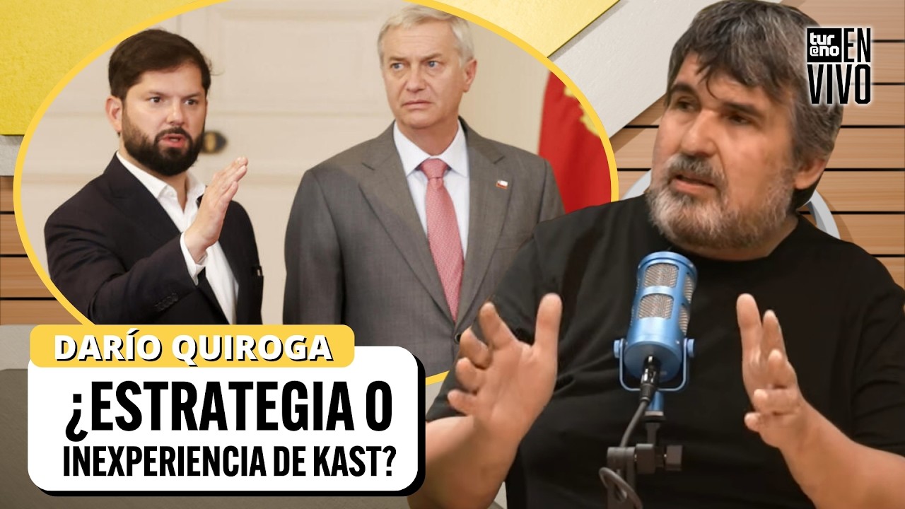 ¿Estrategia o INEXPERIENCIA de Kast? Darío Quiroga REPASA el BOCHORNO con Boric | Turno En Vivo