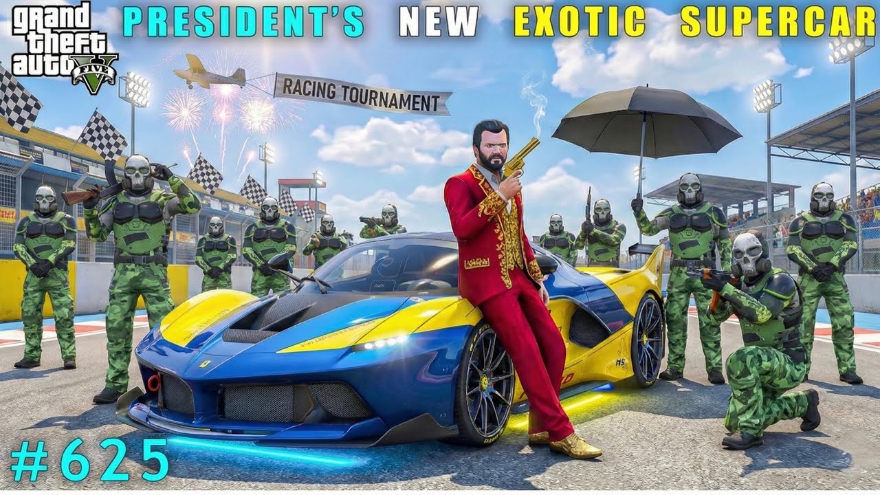 The President’s New Exotic Supercar | Gta V Gameplay #625