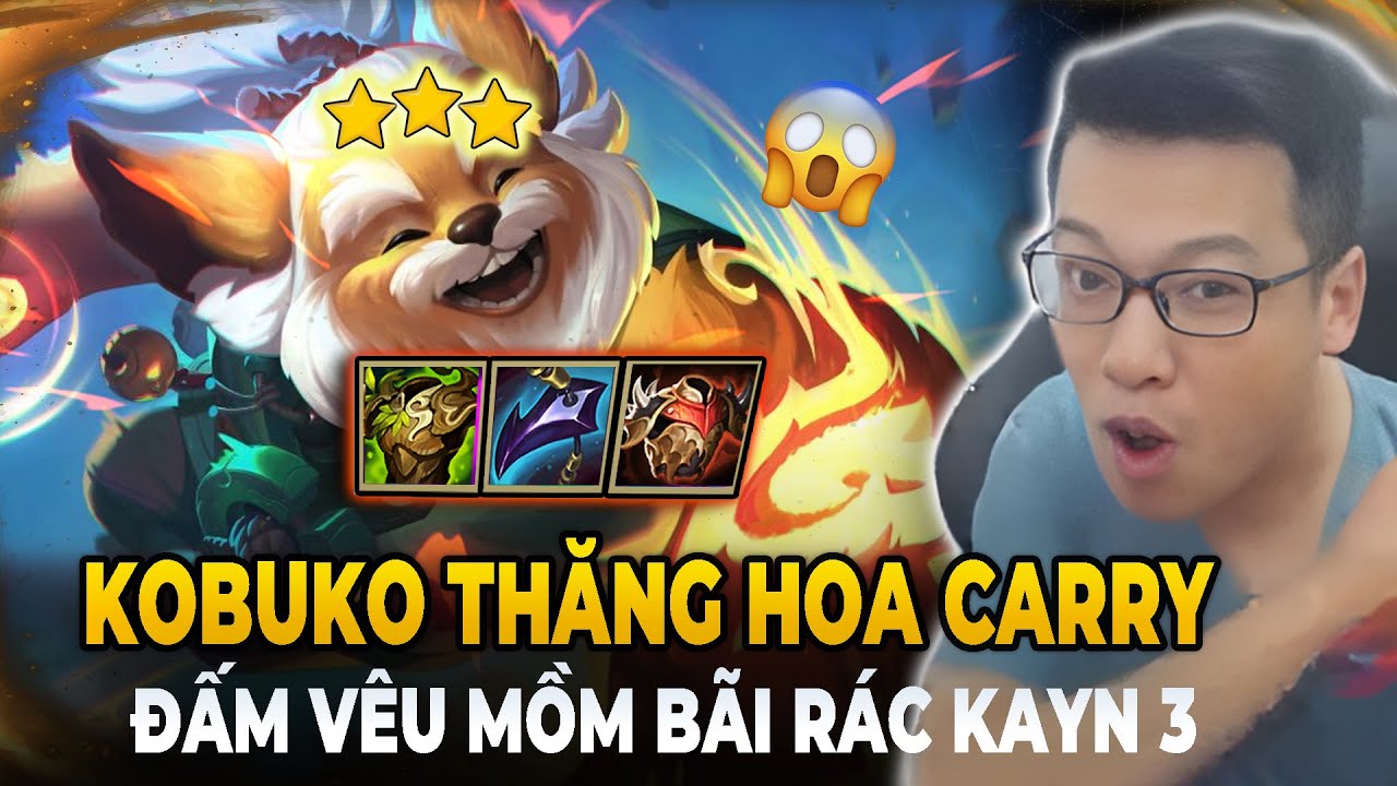 PROBUILD KOBUKO + AATROX THĂNG HOA SIÊU CARRY ĐẤM VÊU MỒM BÃI RÁC KAYN 3 | TRÂU TV