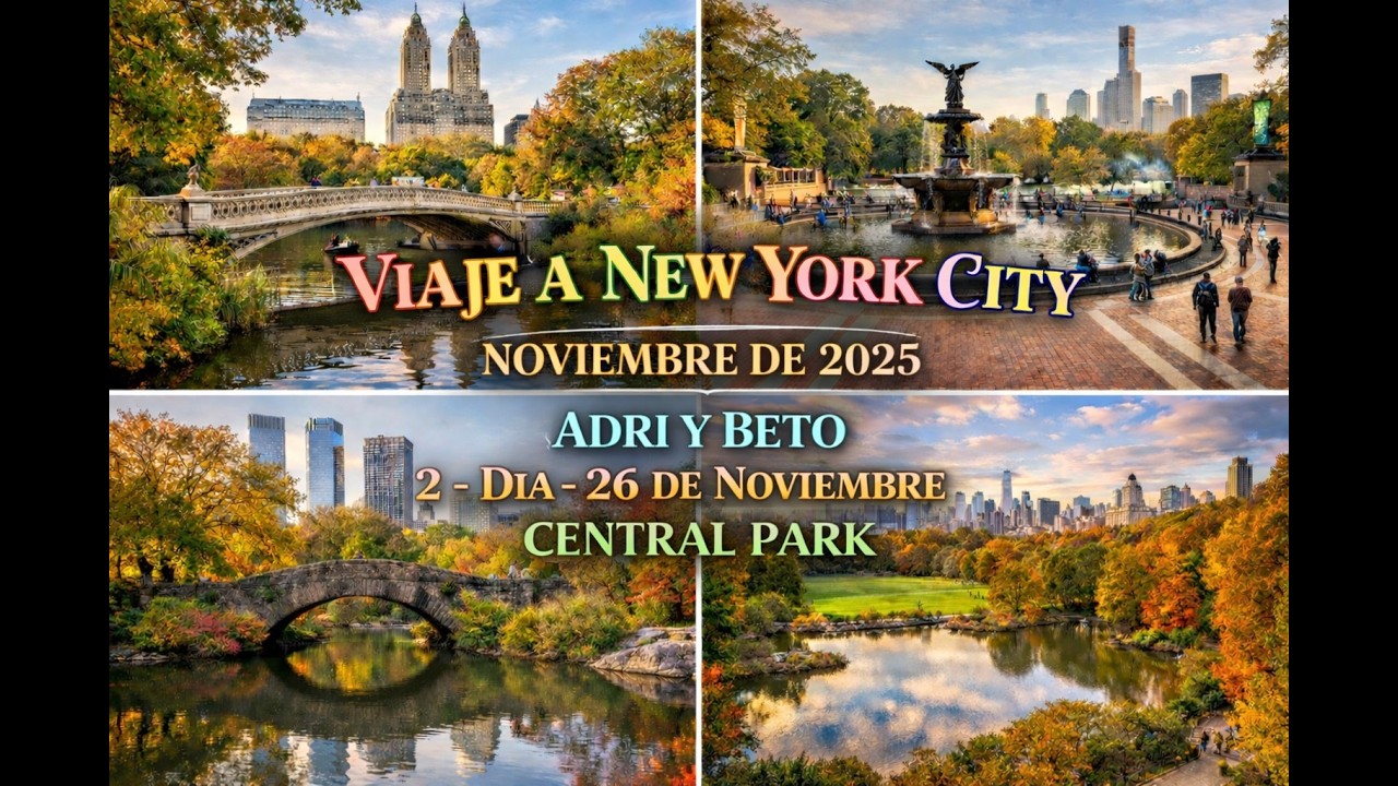 VIAJE A NYC 2-DIA CENTRAL PARK