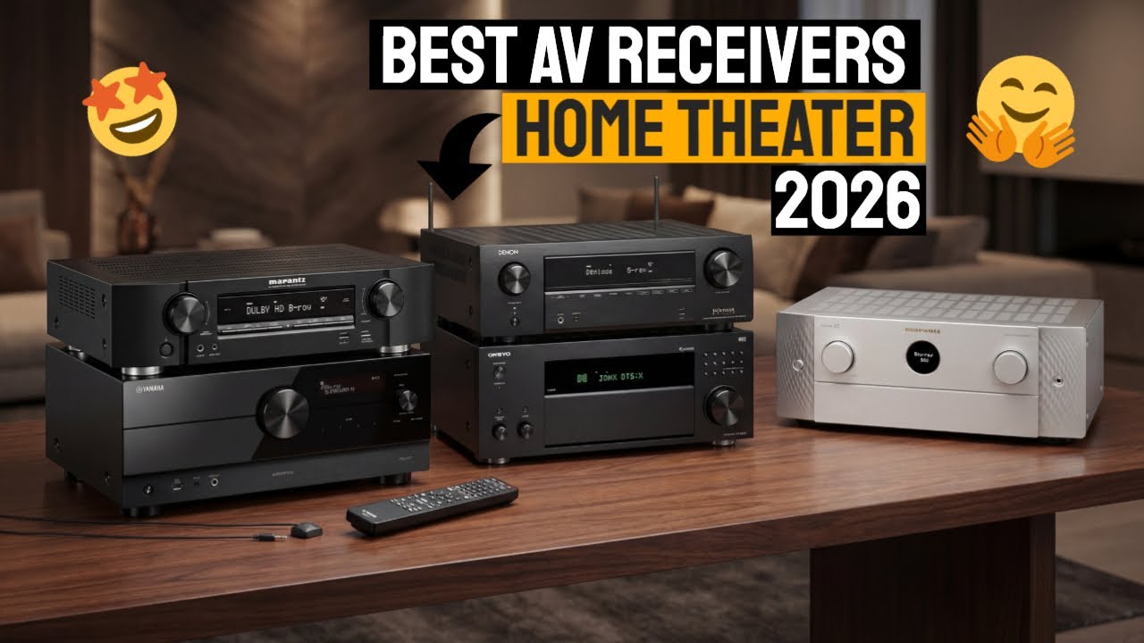 Best AV Receiver for Home Theater 2026 | Top 7.2 to 9.4 Channel Picks