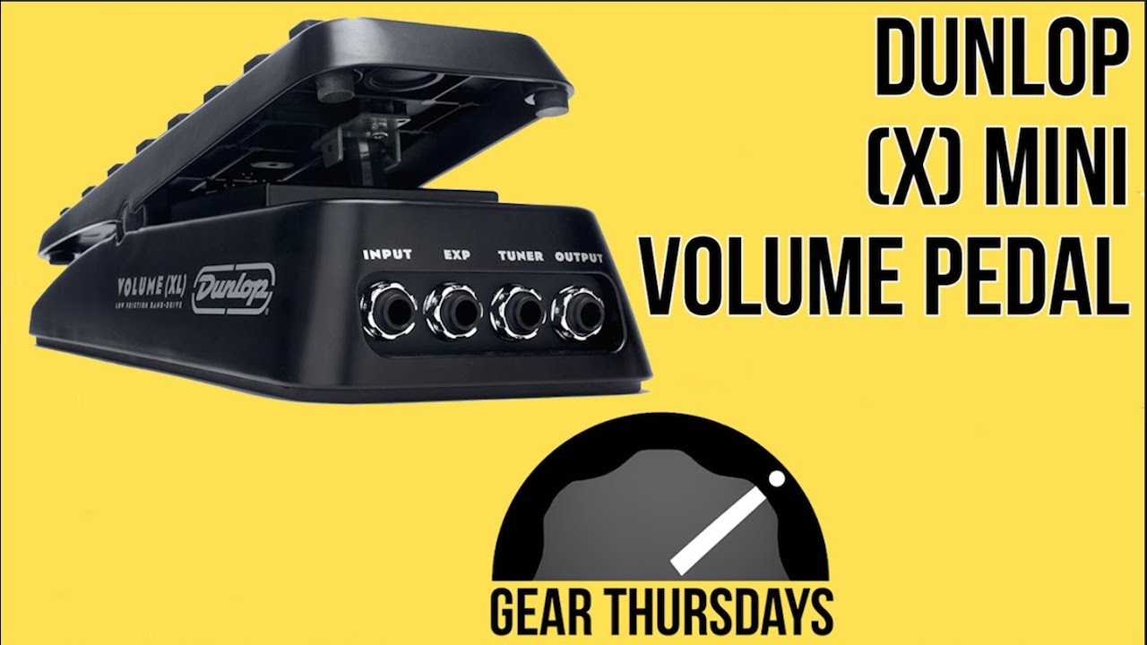 Volume Pedals - Dunlop Mini X Volume Pedal - Gear Demo
