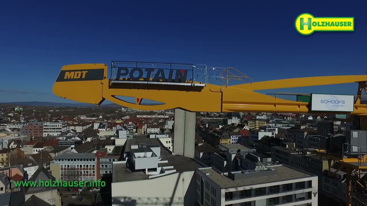 Potain MDT 319 Montage in Bad Kreuznach