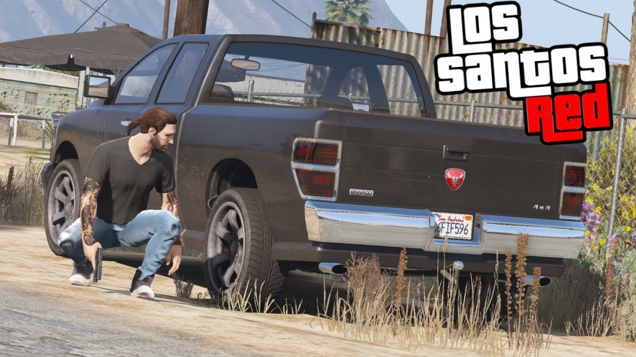 Selling Stolen License Plates for PROFIT - GTA 5 Los Santos Red Mod