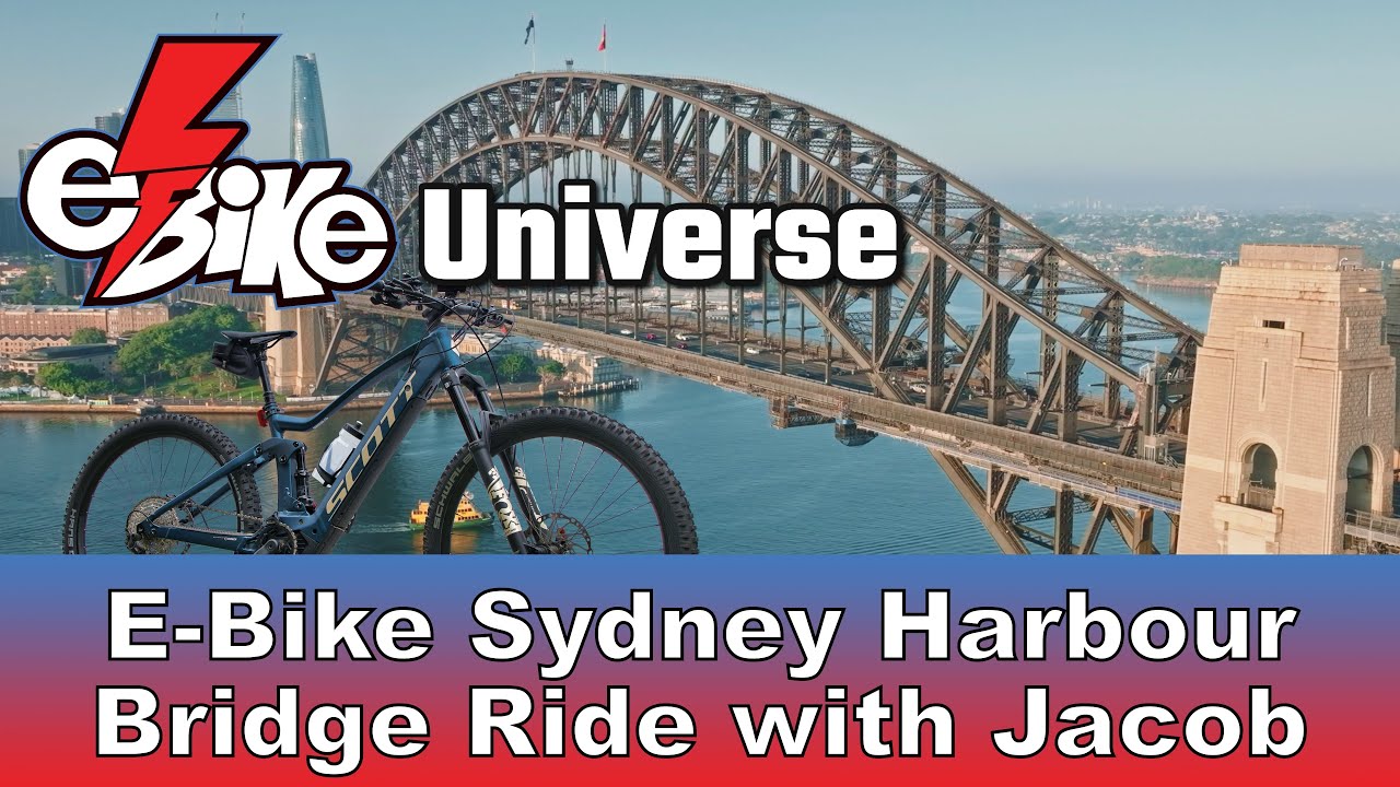 E Bike Sydney Harbour Bridge Ride with Jacob   HD 1080p