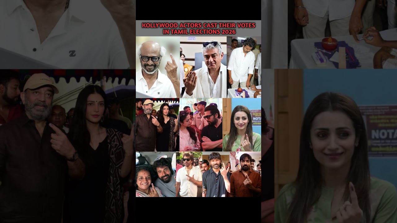 Kollywood Actor Voting in Tamil Nadu election l #actor #tamilnadu #thalapathy #tamilnaduelection2026