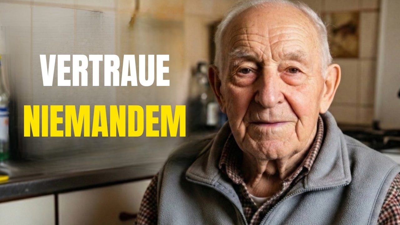 Ich bin 94. Vertraue niemandem nicht einmal deiner Familie.