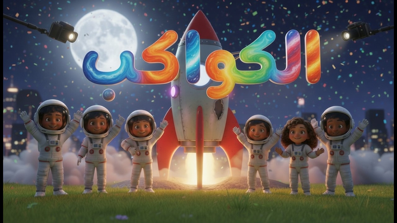 أغنية الكواكب للأطفال 🌍🚀 | أغنية النظام الشمسي مع رقصة رواد الفضاء | تعلم الكواكب بطريقة ممتعة