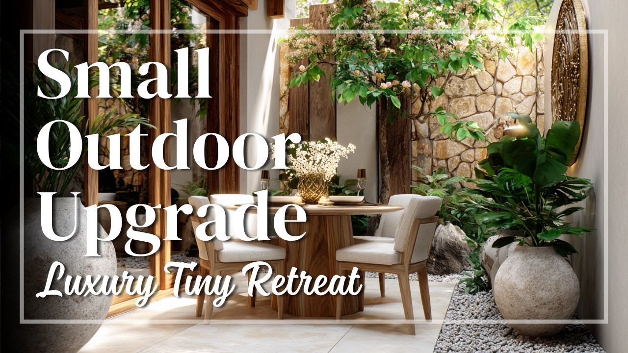 Small Patio Ideas for Tiny Homes – Can Refined Outdoor Design Create a Lavish Everyday Escape?