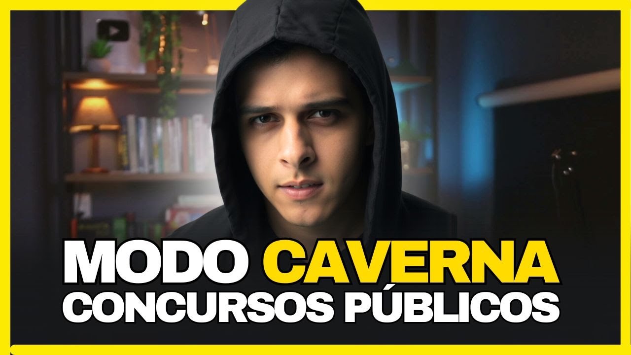 FUI APROVADO em 15º LUGAR FAZENDO ASSIM l MODO CAVERNA NOS CONCURSOS PÚBLICOS