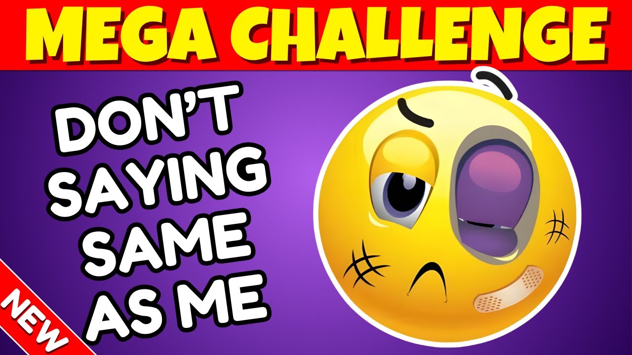 Avoid Saying The Same Thing As Me 🥶 MEGA CHALLENGE 📢💥