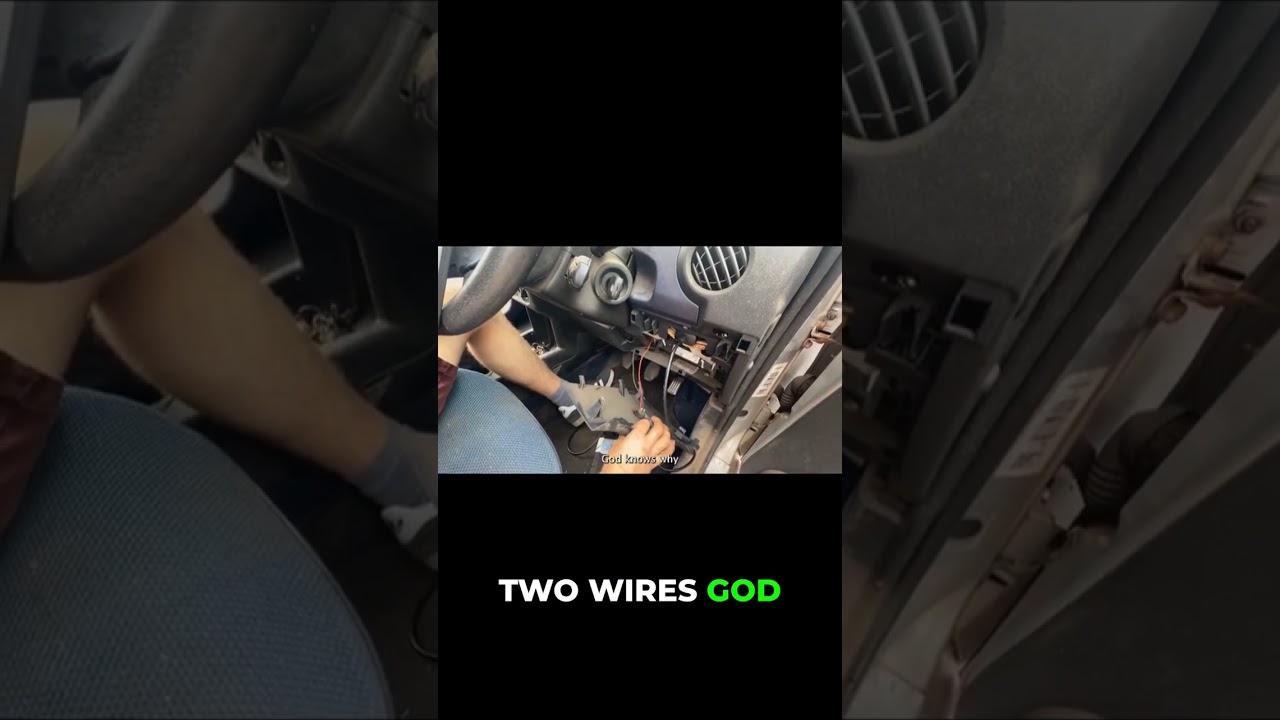 My Cheap Van is a MESS! Broken Airbag, Bizarre Wiring & NO opening Door!