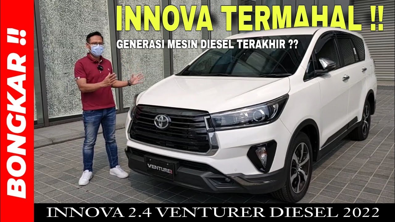Bongkar !! Toyota New Kijang Innova 2.4 Venturer Diesel 2022 || Review Exterior & Interior Terbaru
