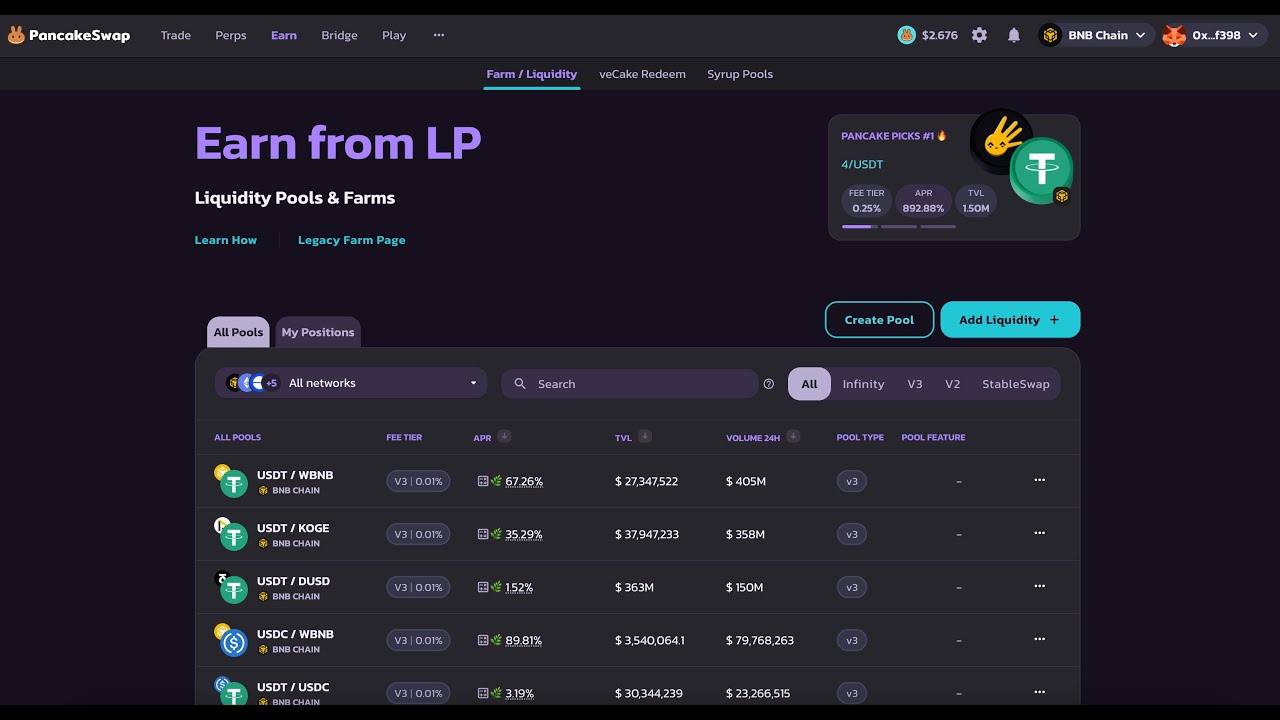 How to Add Liquidity on PancakeSwap (Four.Meme Tokens)