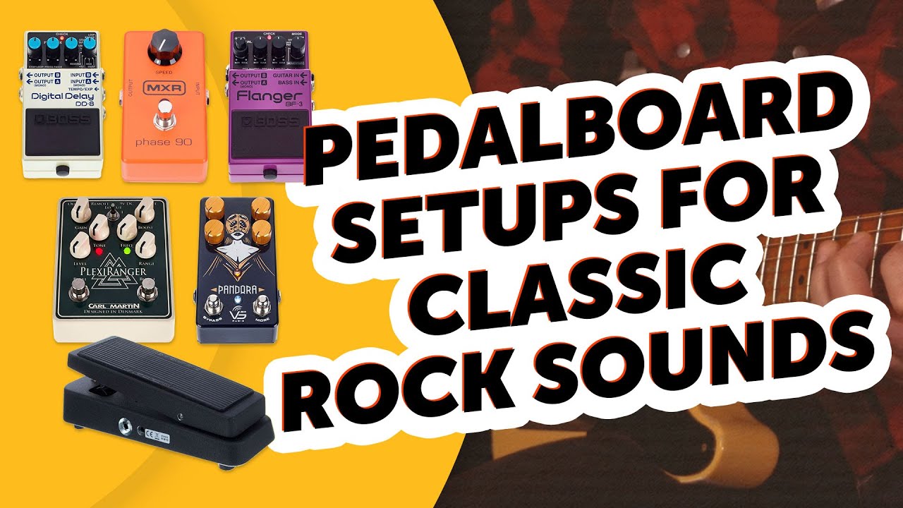 Pedalboard Setups for Classic Rock Guitar Sounds - Sound Demo (no talking)