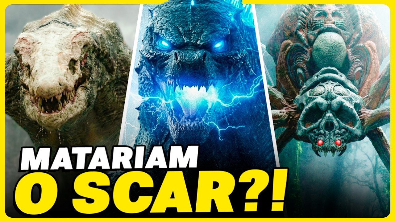 As 7 Criaturas que o Skar King Evitava na Terra Oca (Godzilla e Kong Correm Perigo?)