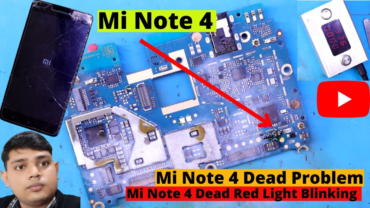Mi Note 4 Dead Solution | Mi Note 4 Dead Red Light Blinking Solution | Mobile Full Short Solution