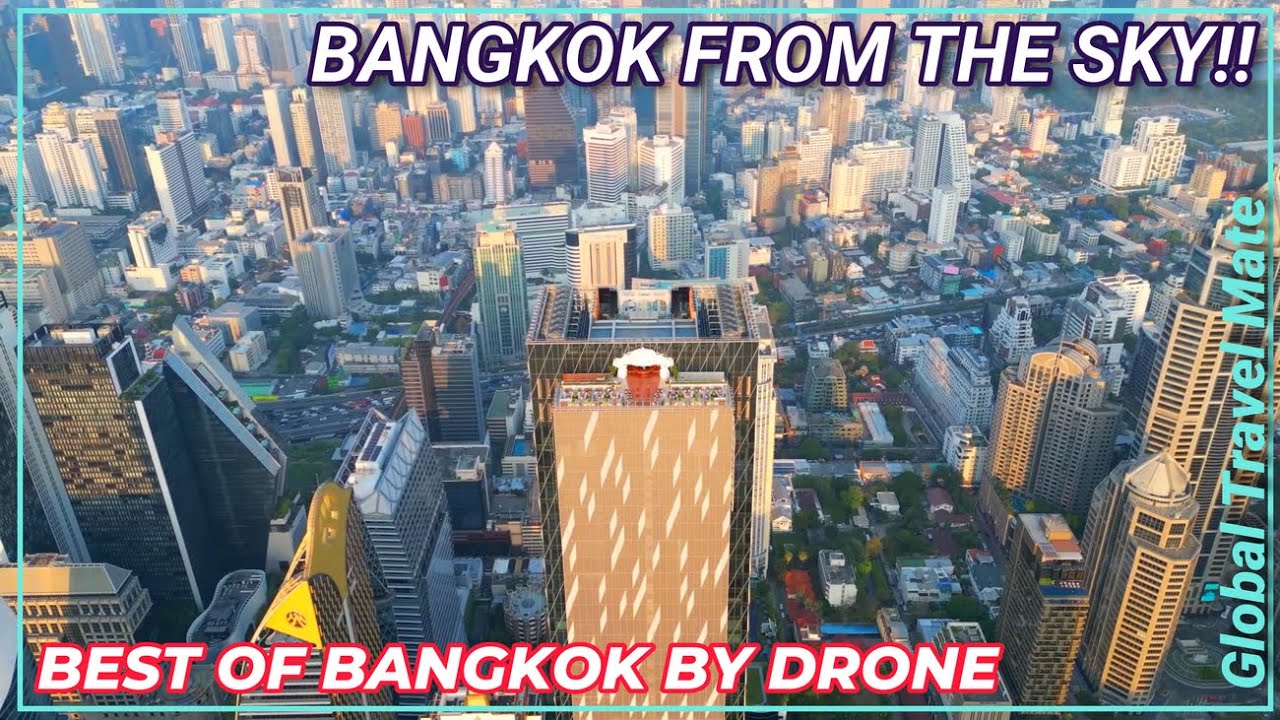 Best of BANGKOK From the SKY by Drone 🇹🇭 Thailand