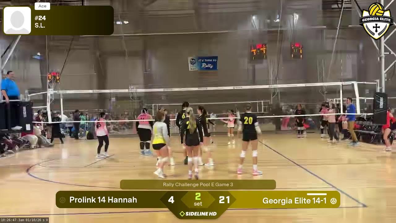 Georgia Elite 14-1 vs. Prolink 14 Hannah (2026.01.10)