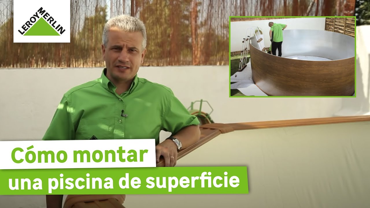 Cómo instalar una pisicna de superficie ¡Guía paso a paso! | LEROY MERLIN