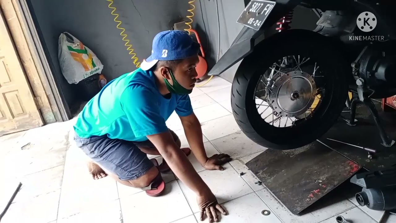MODIFIKASI MOTOR YAMAHA X RIDE OLD JADI SUPERMOTO ATAU SUPERMATIC
