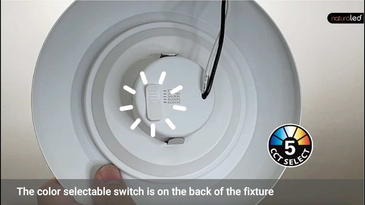 Retrofitting the LED Flush Mount Compact