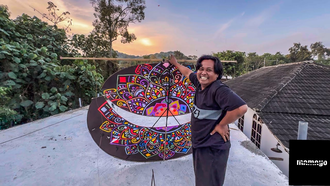LAYANGAN SETING PERTAMA DIATAS BANGUNAN MALAH APES COY - PAK GENDON COMEBACK