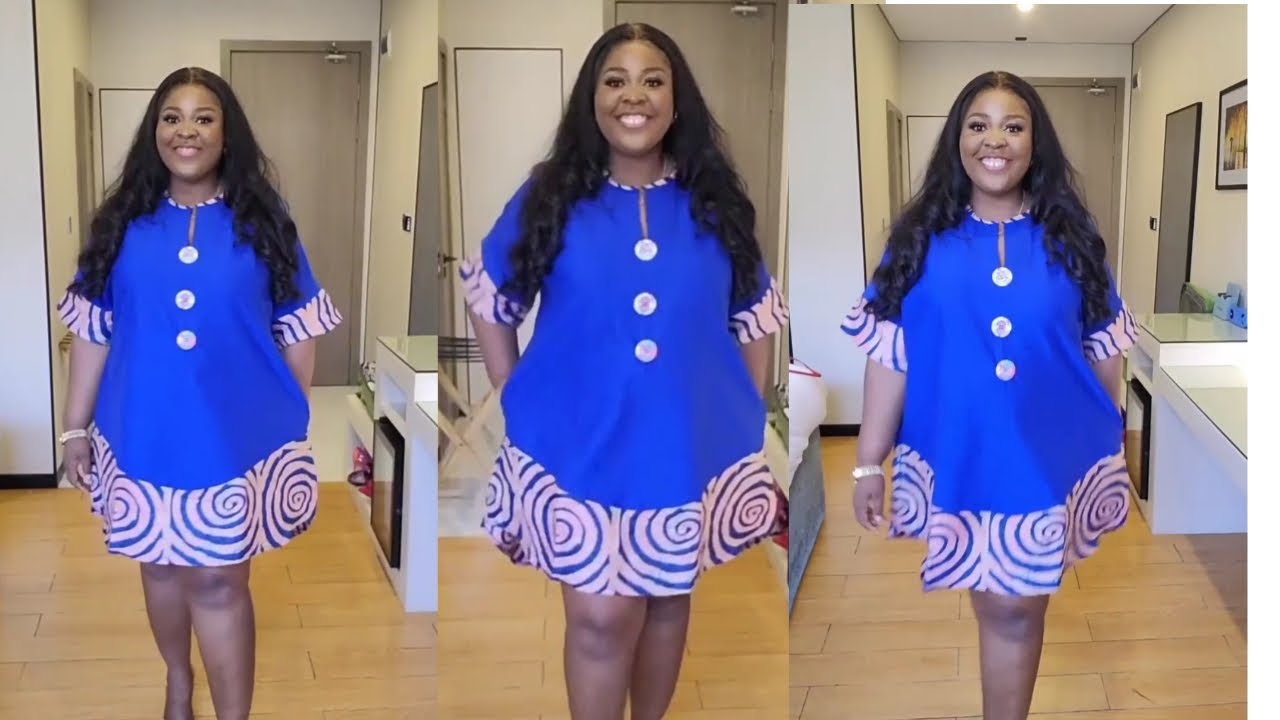 How to make a Shift Dress with Side Pockets, High-Low Hemline & Cut-Together Sleeves