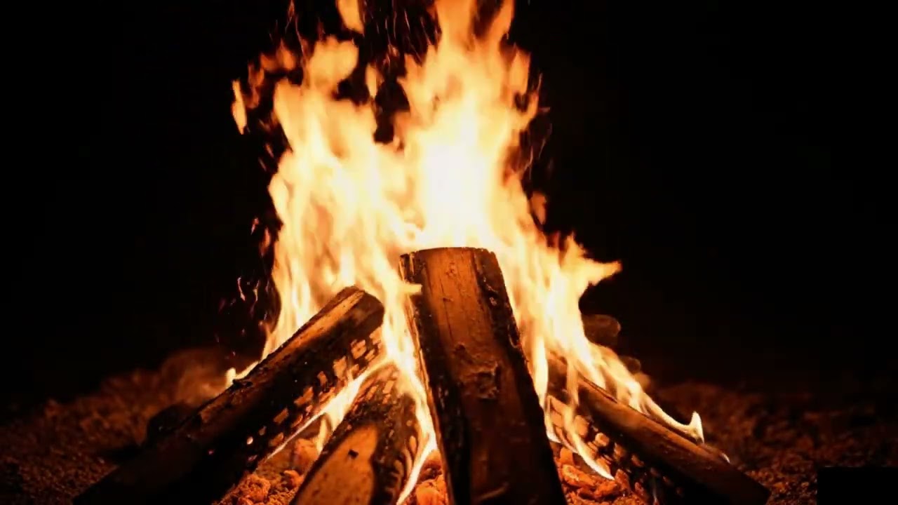 장작타는소리에 마음이천천히가라앉는시간 ASMR Crackling Firewood Sounds, Slowly Calming the Mind | ASMR Healing Night