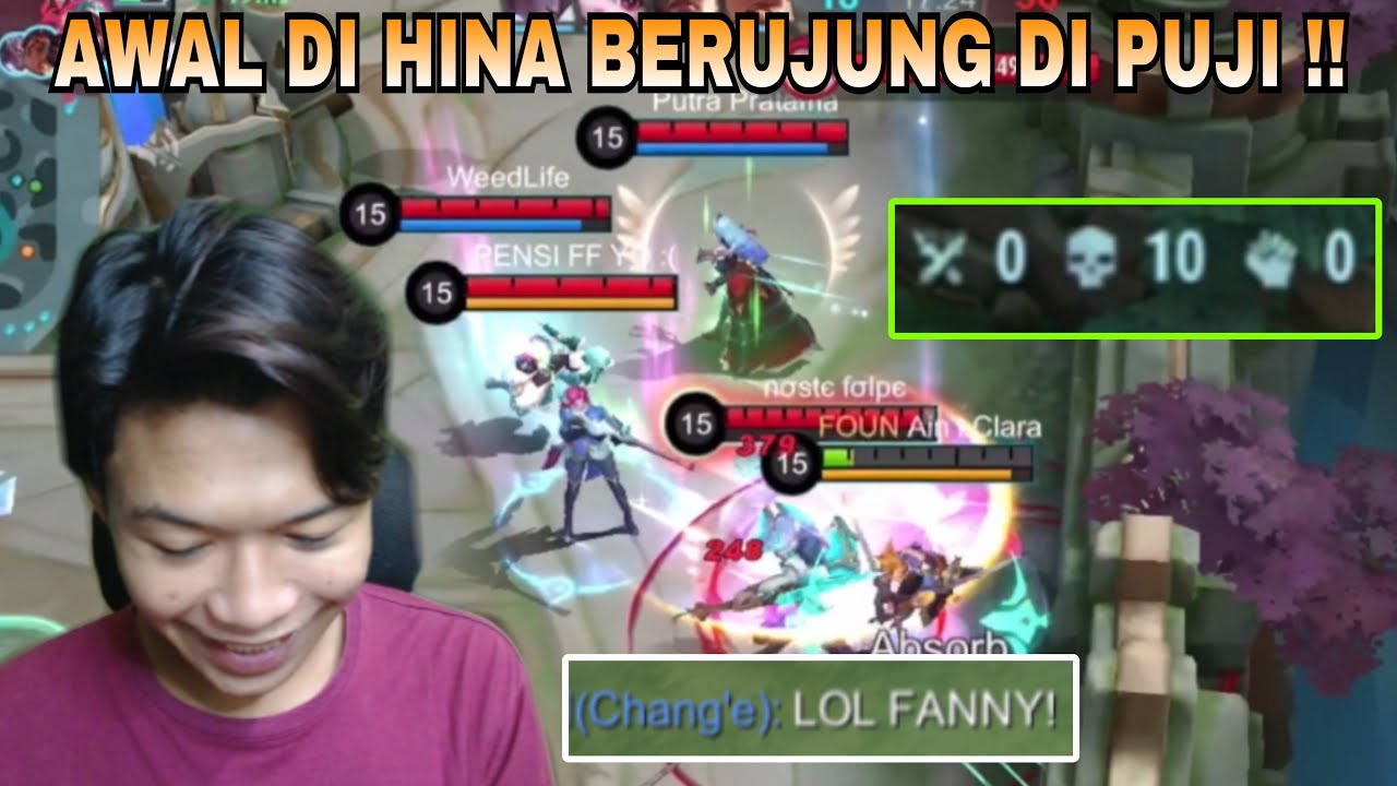 PRANK FANNY MATI 10X AWAL DI HINA BERUJUNG DI PUJI!! - Mobile Legends