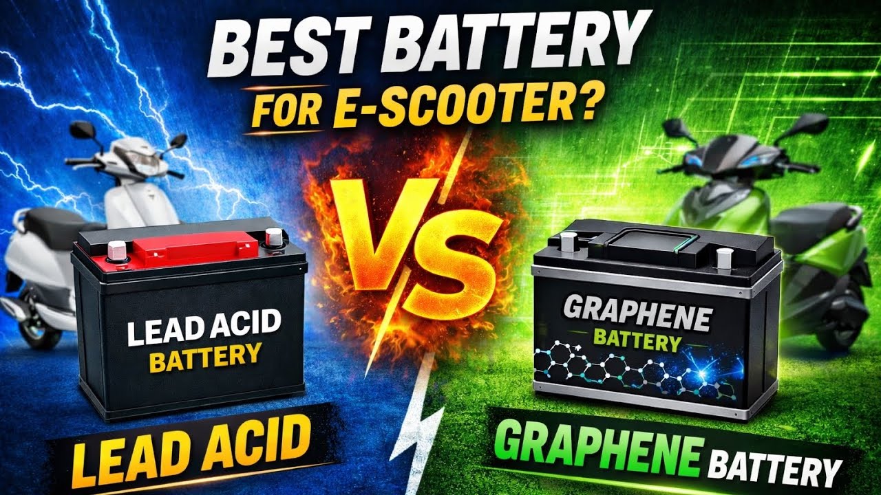 Lead Acid vs Graphene Battery &ndash; Electric Scooter के लिए कौन Best है? सच जान लो!