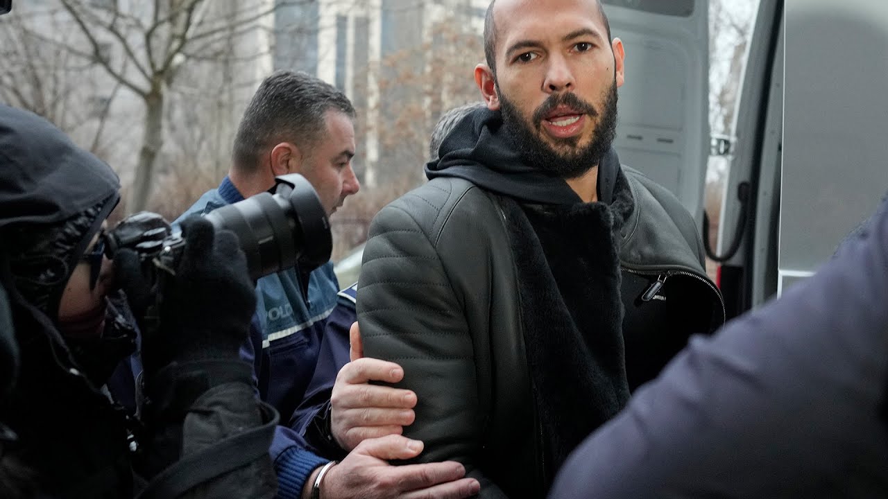 Social media influencer Andrew Tate charged with rape, human trafficking in Romania