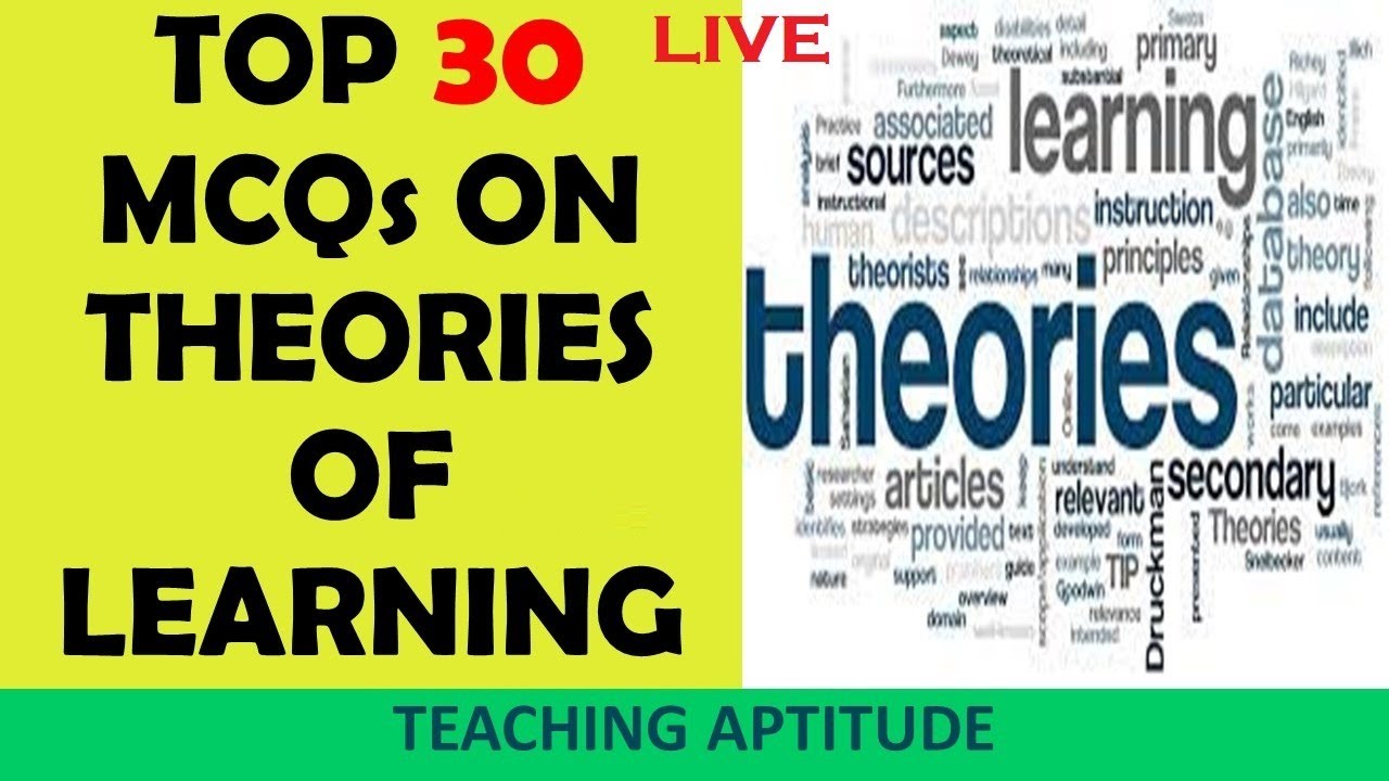 MCQ ON THEORIES OF LEARNING |  Uttarakhand LT Teaching Aptitude / UKSSSC