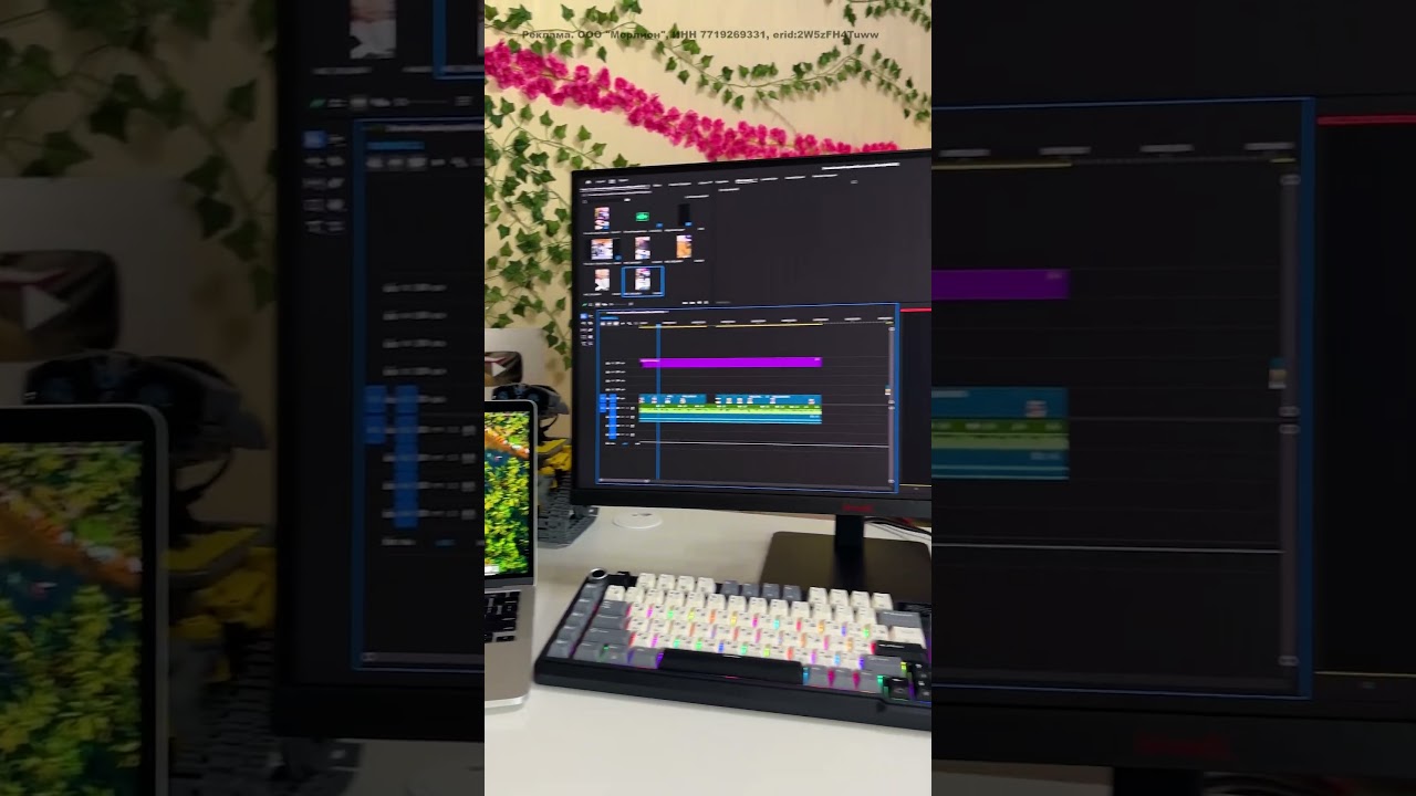 Это мой новый игровой 2к монитор Bloody MN273Q