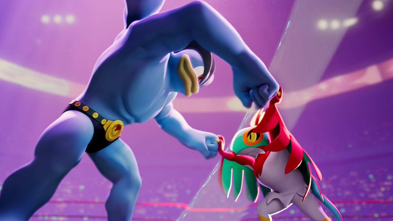 [Brasil] Encontro de Lutadores: Hawlucha contra Machamp | Pok&eacute;mon Legends: Z-A