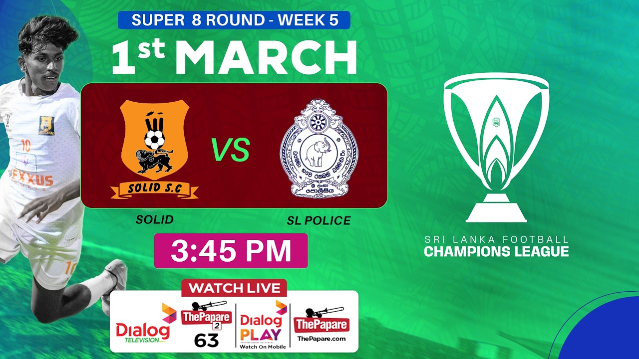 LIVE: Solid SC vs SL Police SC  -  FFSL Champions League 2025/26