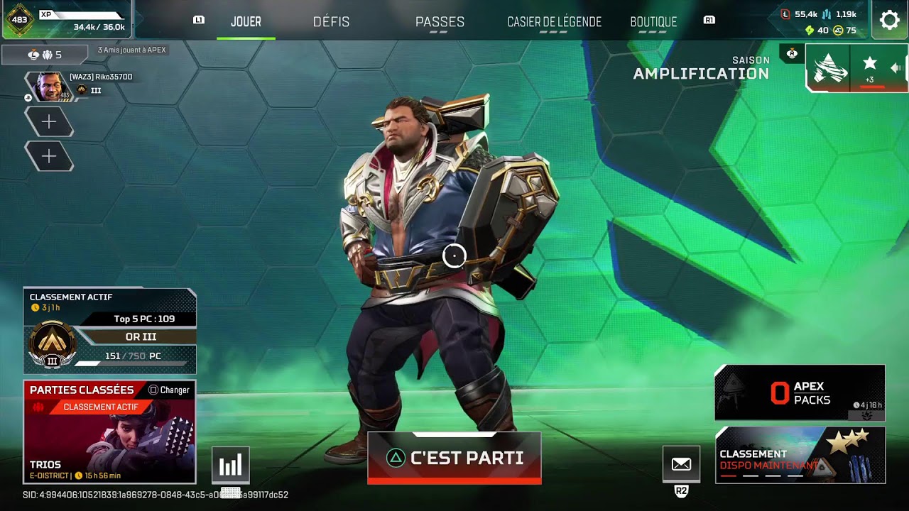 Le Live du 30/01/2026 FR: Apex Legends et c' est déjà pas mal :]