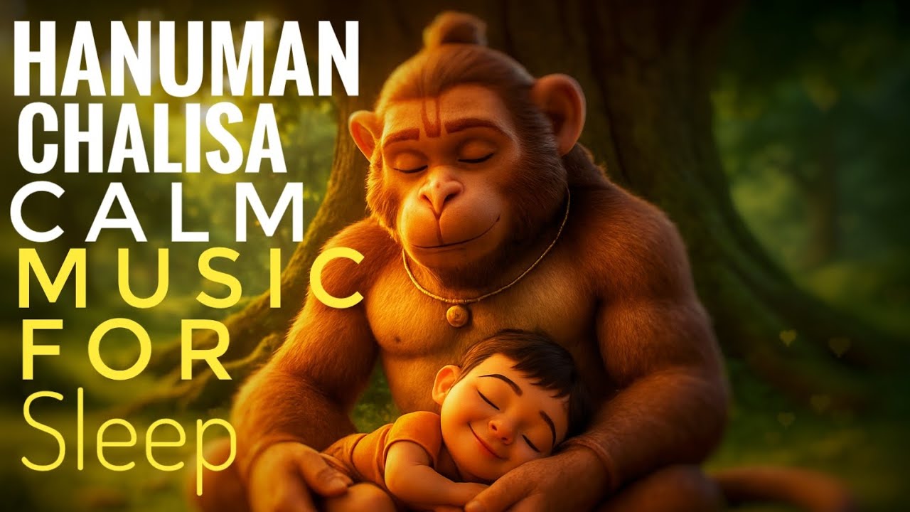 Hanuman Chalisa for Sleep & Relax | Soothing Hanuman Chalisa | Meditation & Bedtime Music