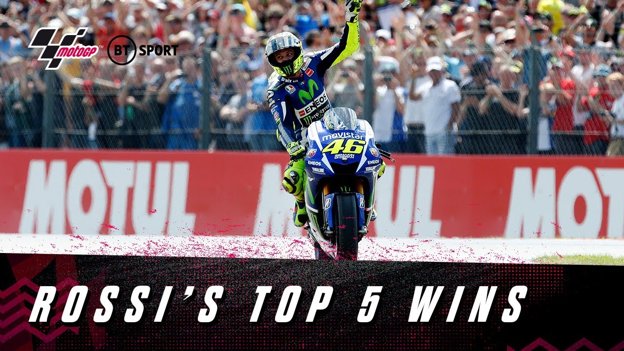 Valentino Rossi's top five MotoGP wins | His most thrilling battles and mind-blowing performances