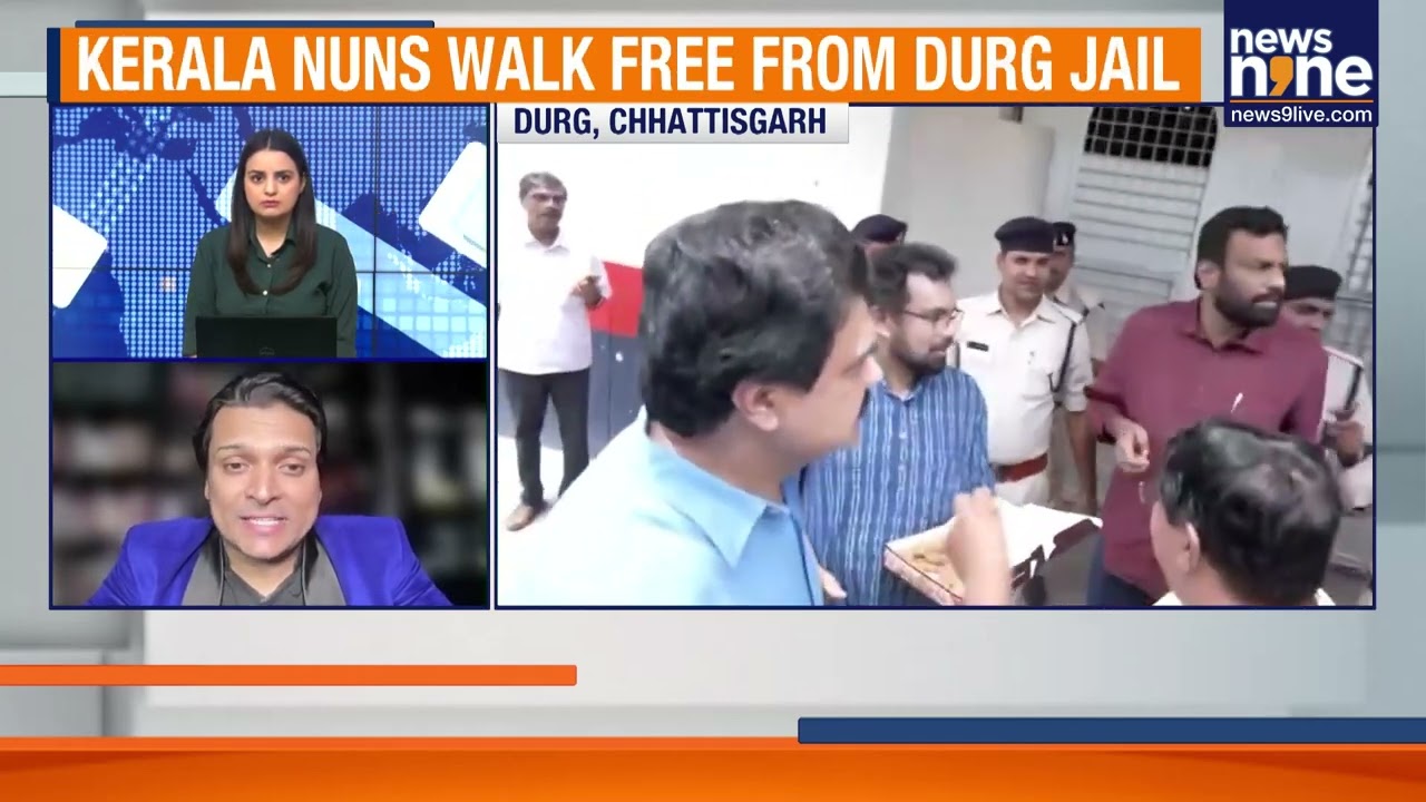 Kerala Nuns Walk Free After NIA Court Grants Bail in Trafficking Case | Leaders Welcome Them | News9