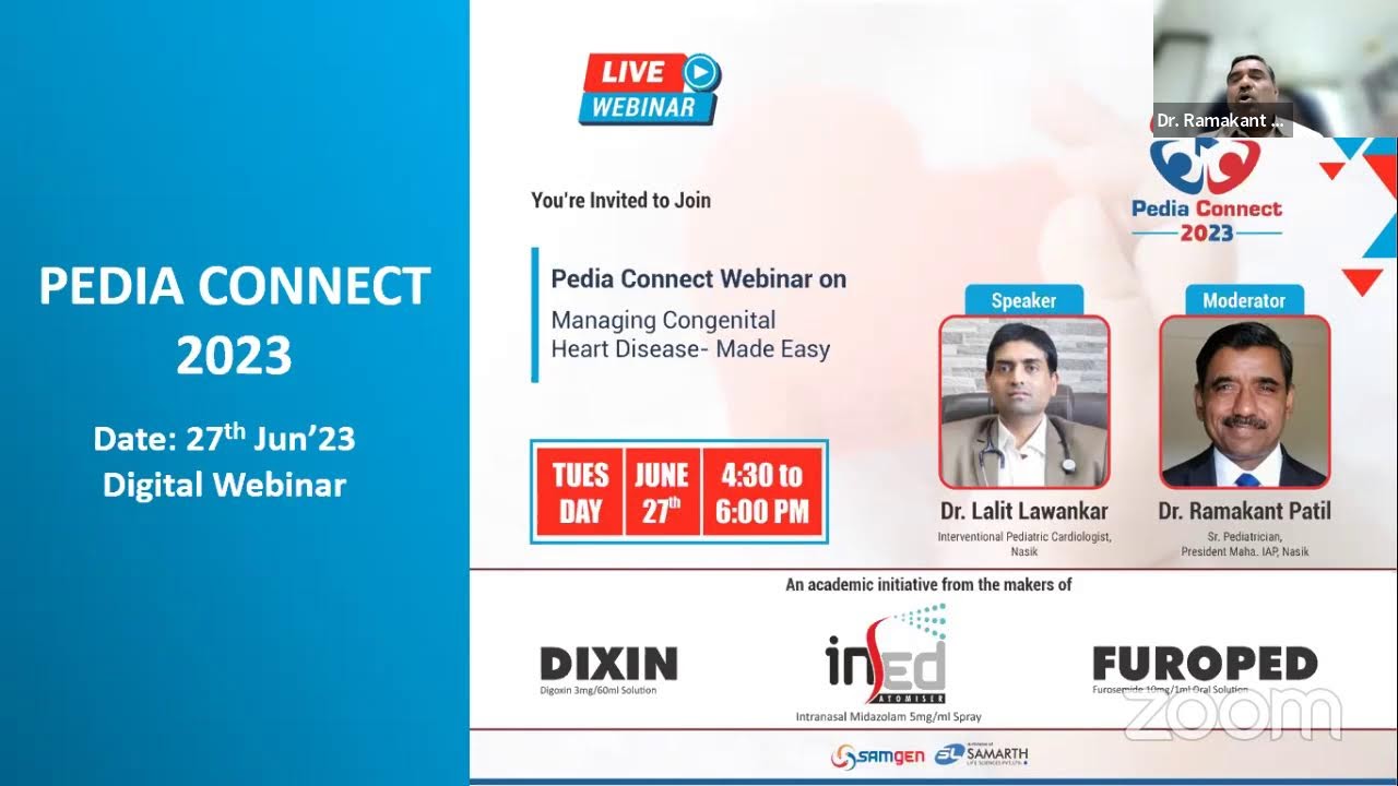Samarth | Pedia Connect Webinar | Managing Congenital Heart Disease