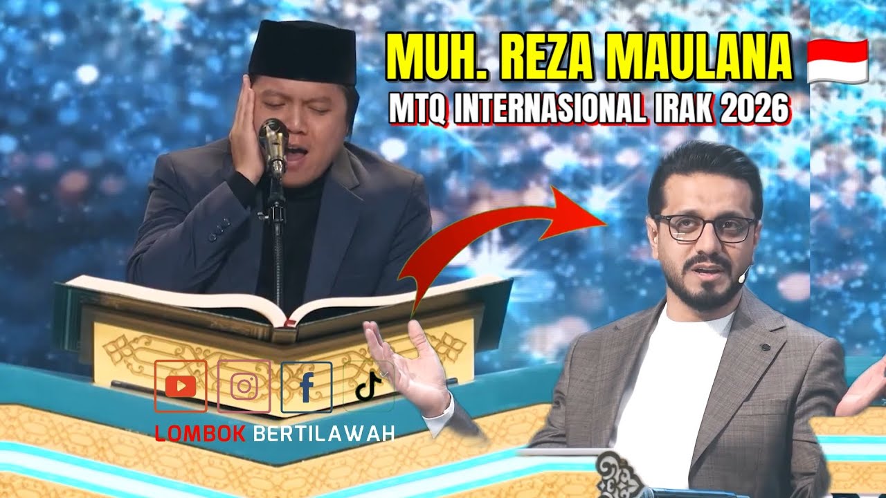 PENAMPILAN SPEKTAKULER M. REZA MAULANA 🇮🇩 MTQ INTERNASIONAL IRAQ 2026 BIKIN JURI TERPUKAU