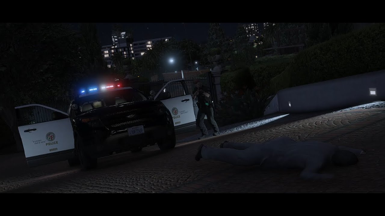 LSPDFR 0.4.9🚔- Vinewood, Rockford Hills - LAPD - South Los Santos Patrol Officer | 4K