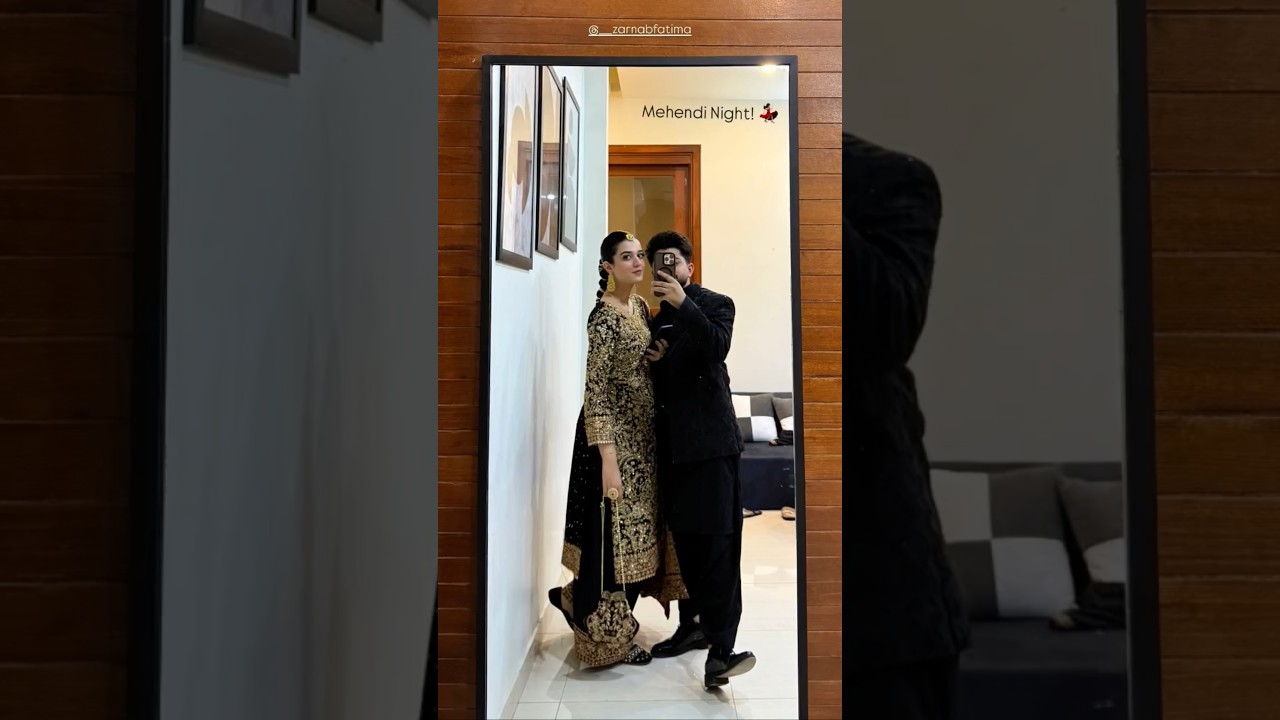 Laraib Khalid And Zarnab Fatima On Mehndi Night #wedding #couplegoals